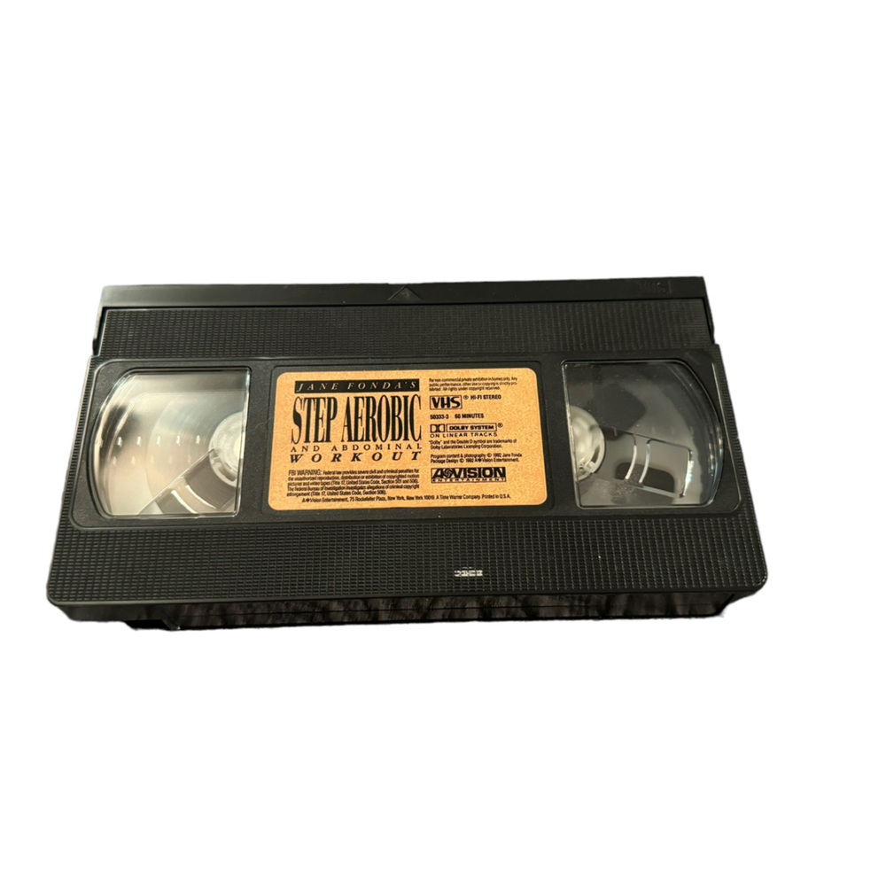Vintage/Retro VHS Tape: “Jane Fonda’s: Step Aerobic And Abdominal Workout.” - Picture 6 of 7